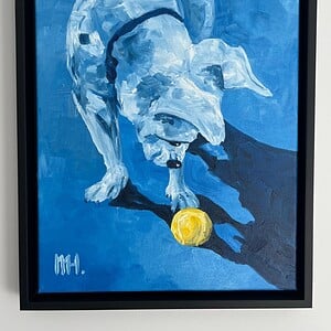 Schilderij "Blue Monday" - origineel kunstwerk in olieverf