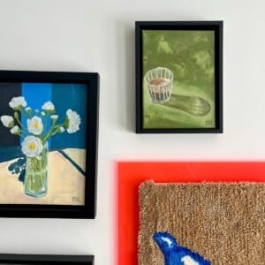 Schilderij "Coffee + Winter Sun" - origineel kunstwerk in olieverf