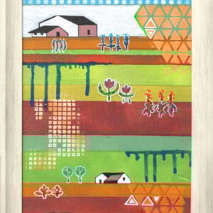 Spring Holland - Acryl op karton in lijst