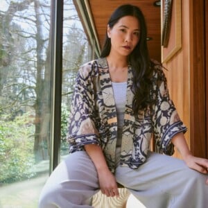 Susani Charcoal Kimono
