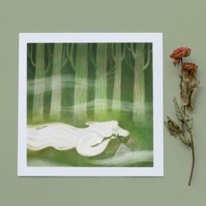 Print Witte Wief