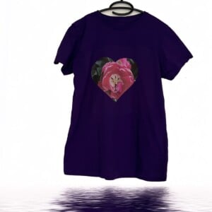 t-shirt met opdruk - bloemcanvas