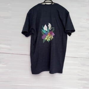 t-shirt met opdruk - boeket bloemen