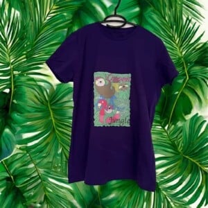 t-shirt met opdruk - queen of the jungle