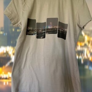 t-shirt met opdruk - skyline