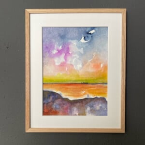 Aquarel landschap