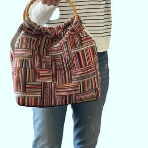 Bamboo handle Bag