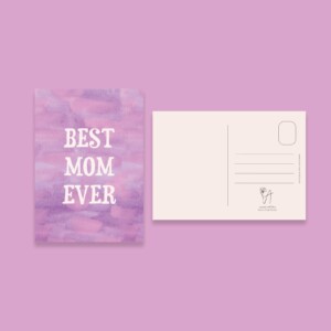 Best Mom Ever | Handgemaakte Moederdagkaart – Anna-Mae Studio