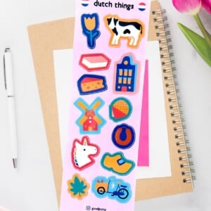 🇳🇱 Sticker Sheet – Nederlandse Cultuur