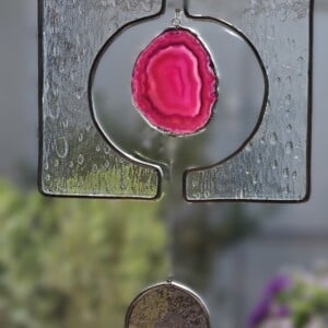 Freeform glas in lood icm Tiffany