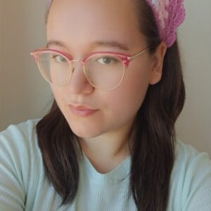Gehaakte bandana 'Lavendel & munt'