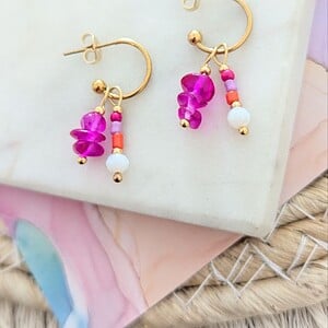 Golden Color Pops oorbellen