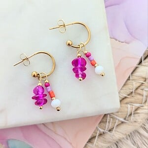 Golden Color Pops oorbellen