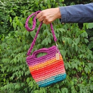 Multicolor tasje Sunset