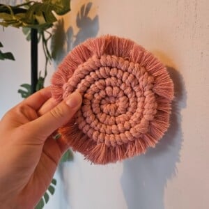Pink coaster