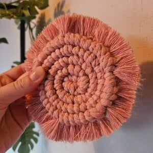 Pink coaster