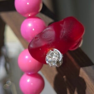 Roze Zeegras, Schelpen en Glitter.