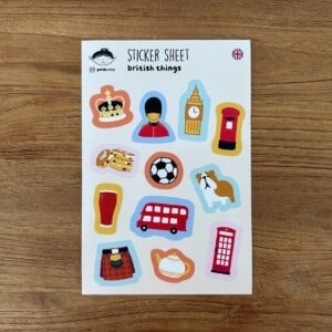 Sticker Sheet – Britse Cultuur
