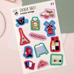 Sticker Sheet – Franse Cultuur