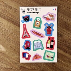 Sticker Sheet – Franse Cultuur