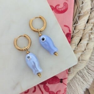 Tiny Fish Drops oorbellen