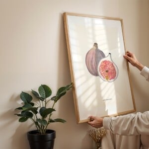 Vijgen Art Print | Botanische Fruit Poster – Anna-Mae Studio