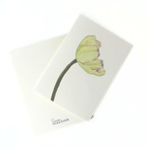 Wenskaart 'Lichtgele tulp'