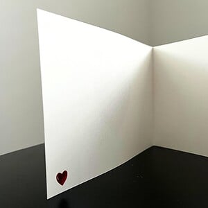 Wenskaart 'You are in my heart'