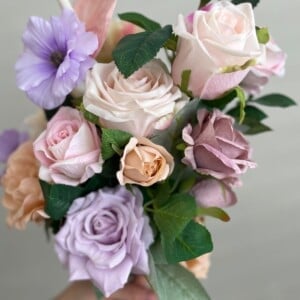 Zijden bloemen boeket “lilac moon”