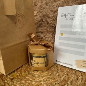 6 goodie baggs with selfcarejar ( ceremonie)