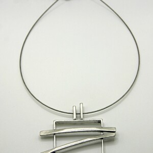 Arrow Square ketting met hanger