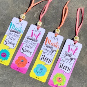 Boekenleggers Meester Thanks! (Engelse versie)