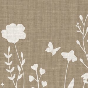 Botanisch meets Japandi - Set van 2 Posters met Wilde Bloemen en Vlinders