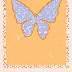 Butterfly kaartje A6