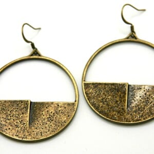 Copper Moon oorbellen met haak