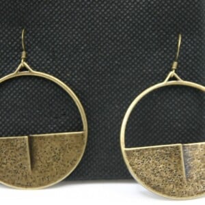 Copper Moon oorbellen met haak