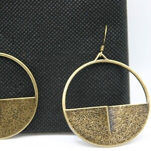 Copper Moon oorbellen met haak
