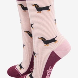 Dachs Stripe Sokken berry