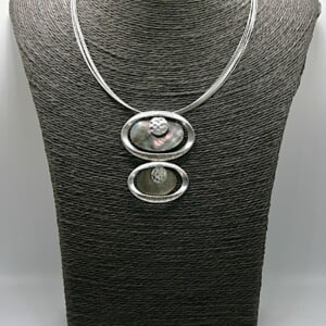 Double Shell ketting met hanger