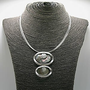 Double Shell ketting met hanger