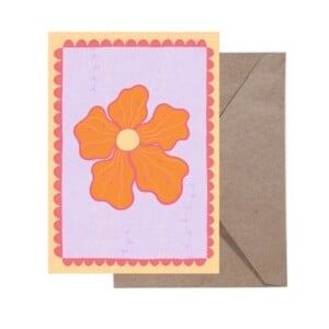 Flower kaartje A6