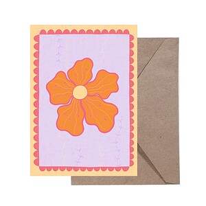Flower kaartje A6