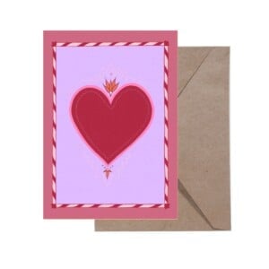 Heart kaartje A6