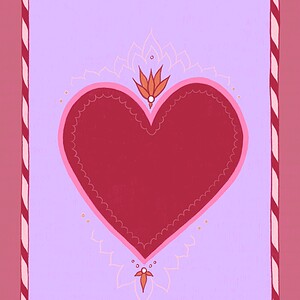 Heart kaartje A6