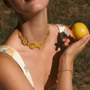 Ketting met Stenen Gevuld met Echte Bloemen uit Utrecht (The Blossom Chapter))