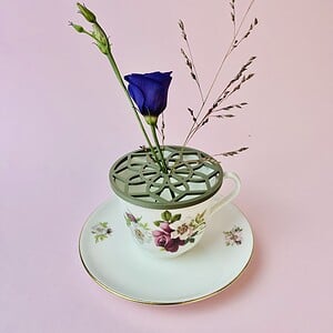 Mandala bloemschikker  | Bloemhouder | Bloemboeket accessoire