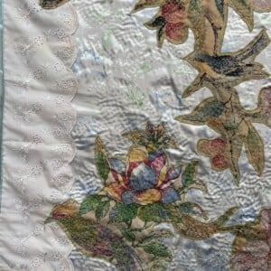 Mooi wandkleed met vintage vogel stof
