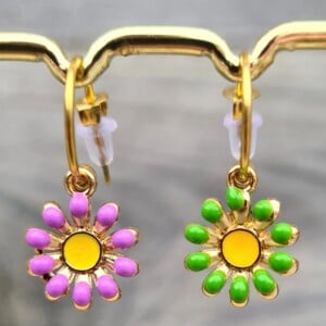 Oorbellen bloem