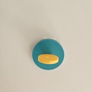 Ophangsysteem voor Dnise 3D Print muurdecoratie - 2 delige set kleurrijk