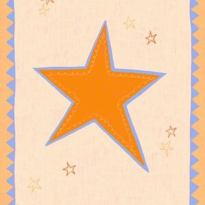 Star kaartje A6